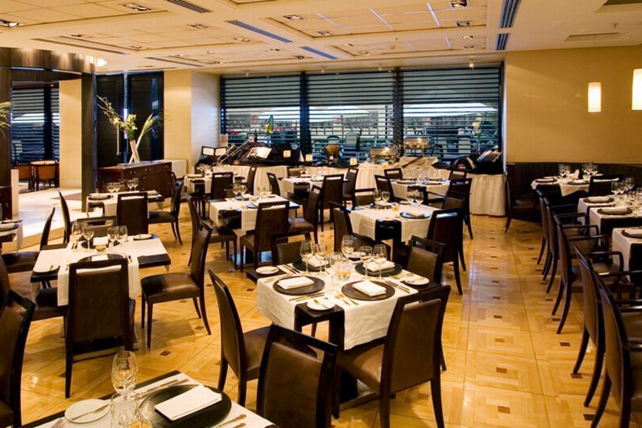 波多黎各马德罗富豪太平洋酒店 布宜诺斯艾利斯 外观 照片 The interior of the restaurant